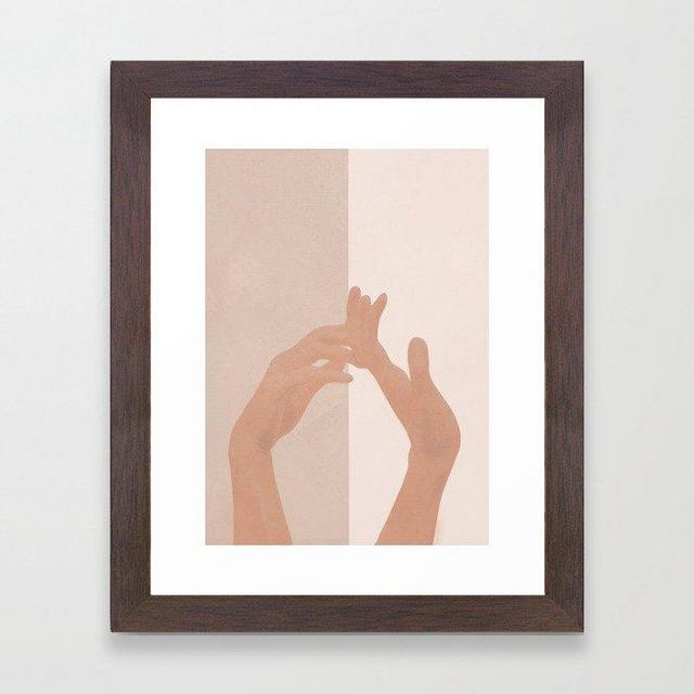Come with Me Framed Art Print