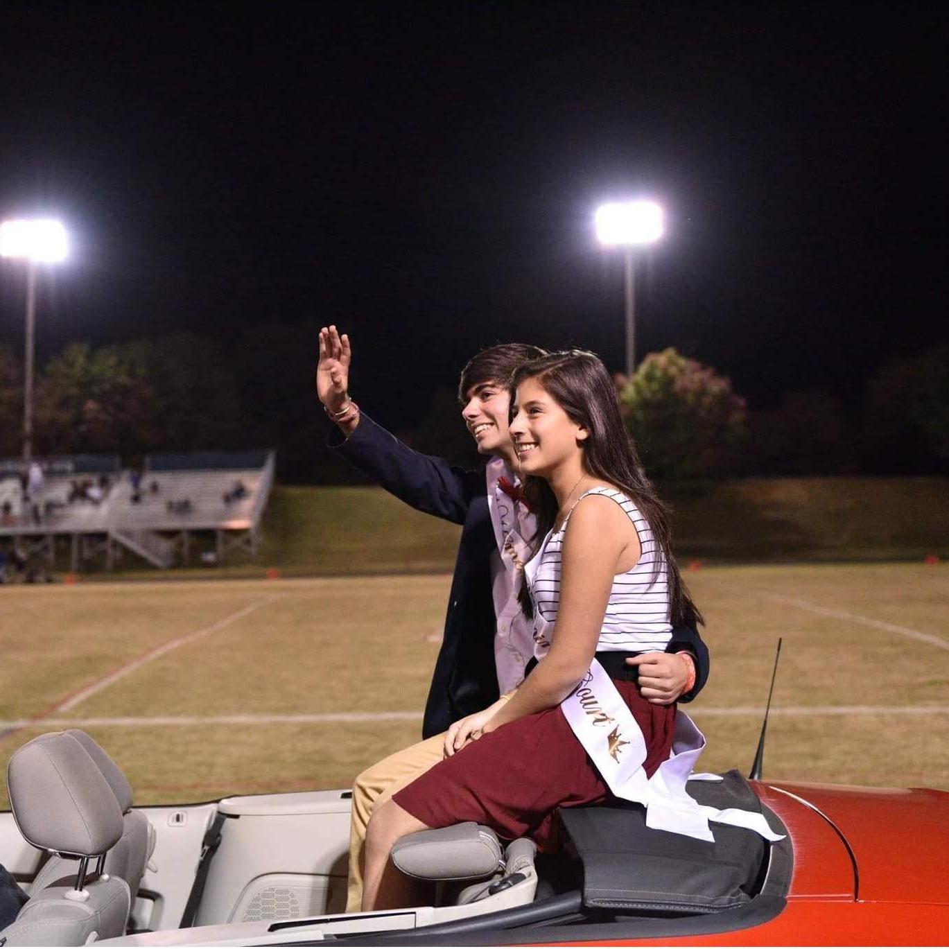 10/23/2015 - Junior year homecoming court ride