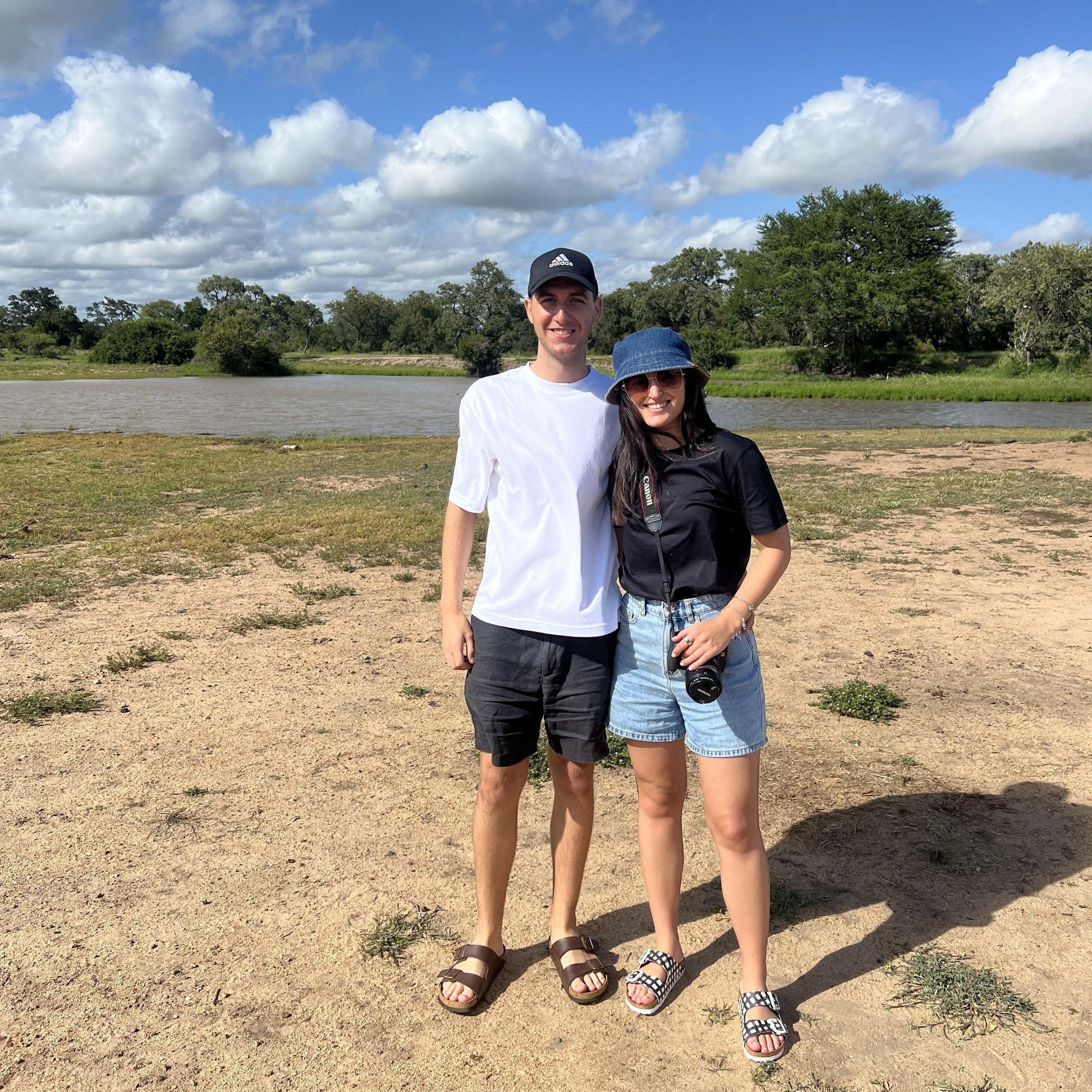 Where we stopped on our first morning for coffee in the bush.