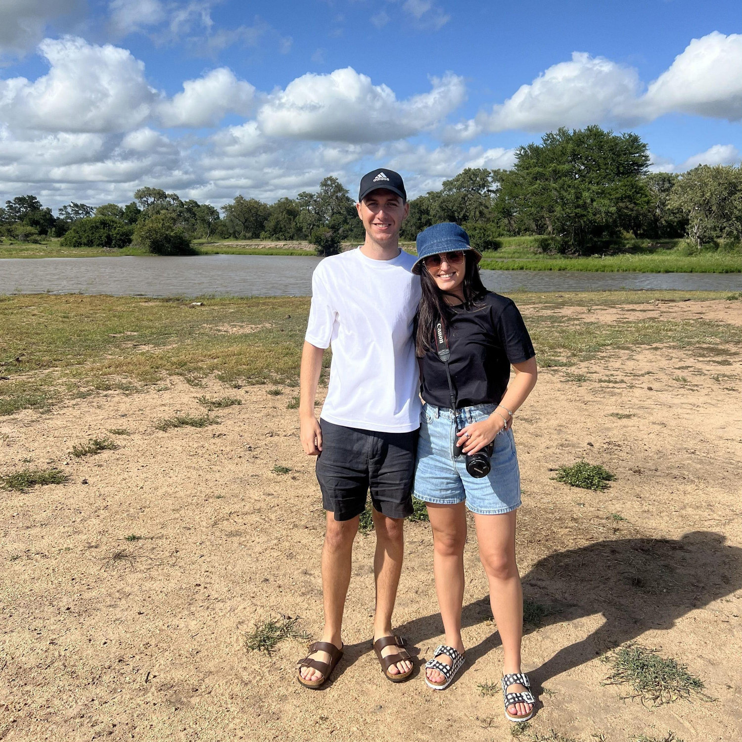 Where we stopped on our first morning for coffee in the bush.