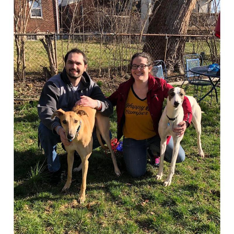 The whole squad together on adoption day.