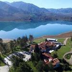 Lake Potrerillos and Hotel Potrerillos
