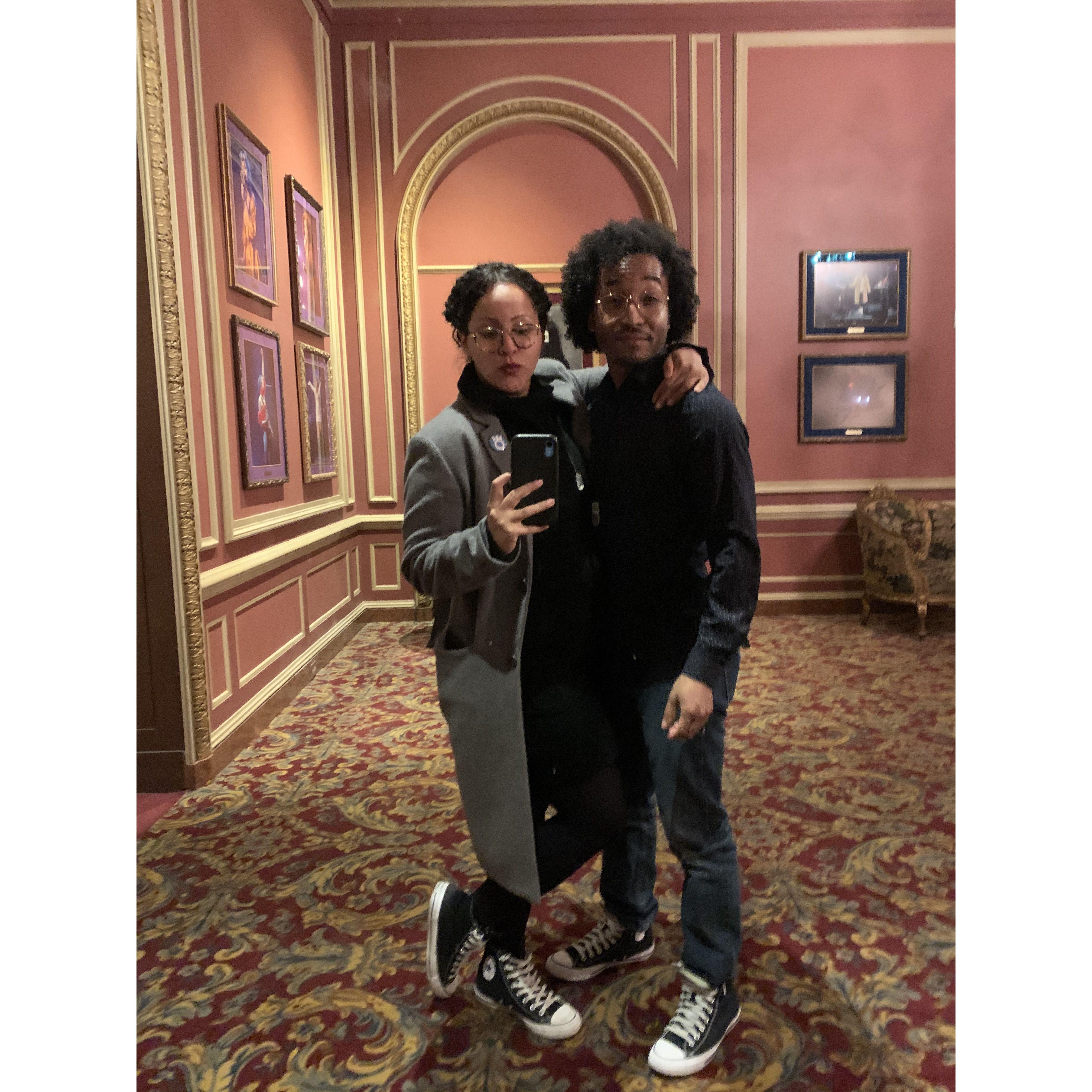 When we were about to see John Leguzamo live!