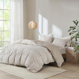 Dover Organic Oversized 3-Piece Duvet Cover Set