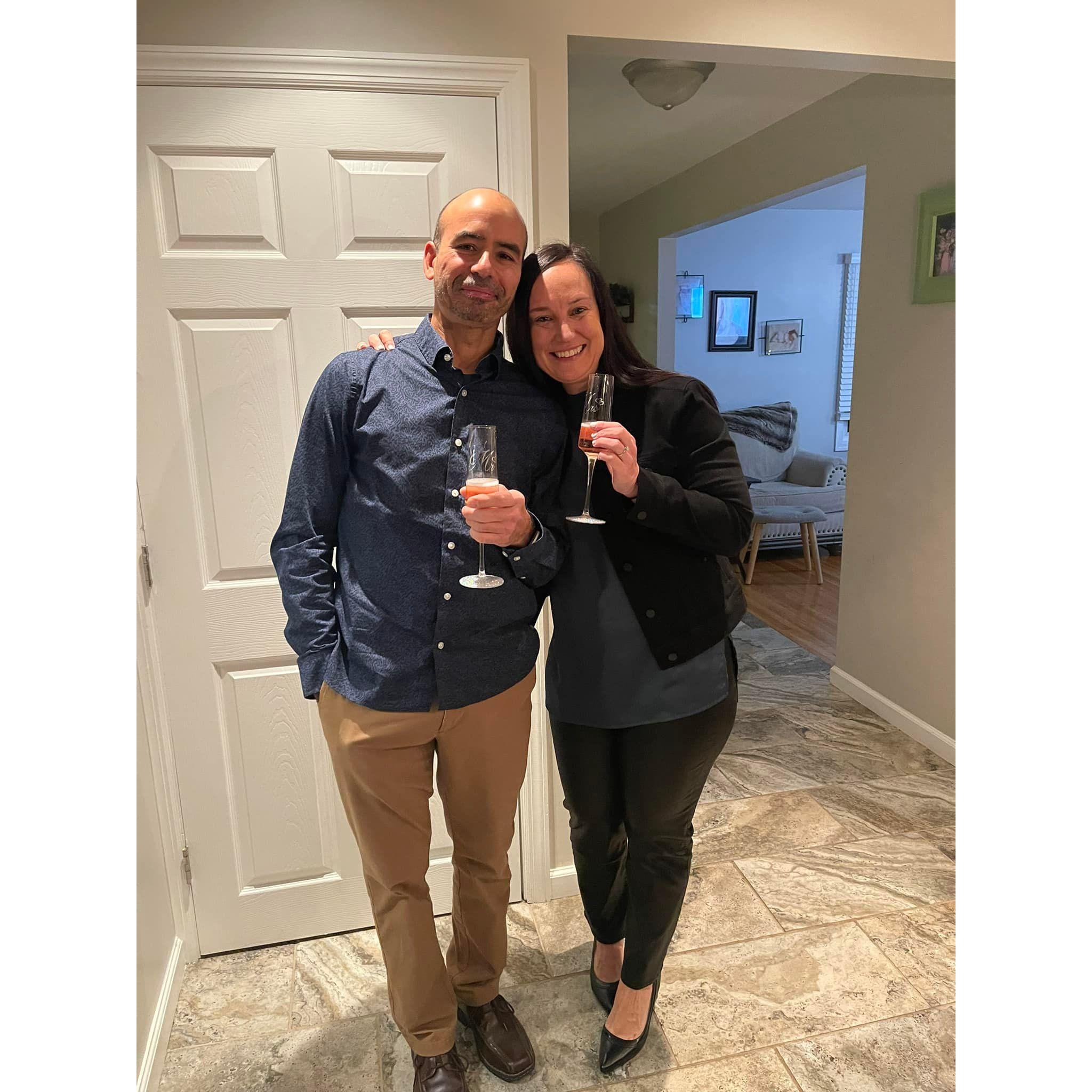 Our surprise engagement party