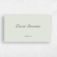 Green Wedding Place Card - Colmar