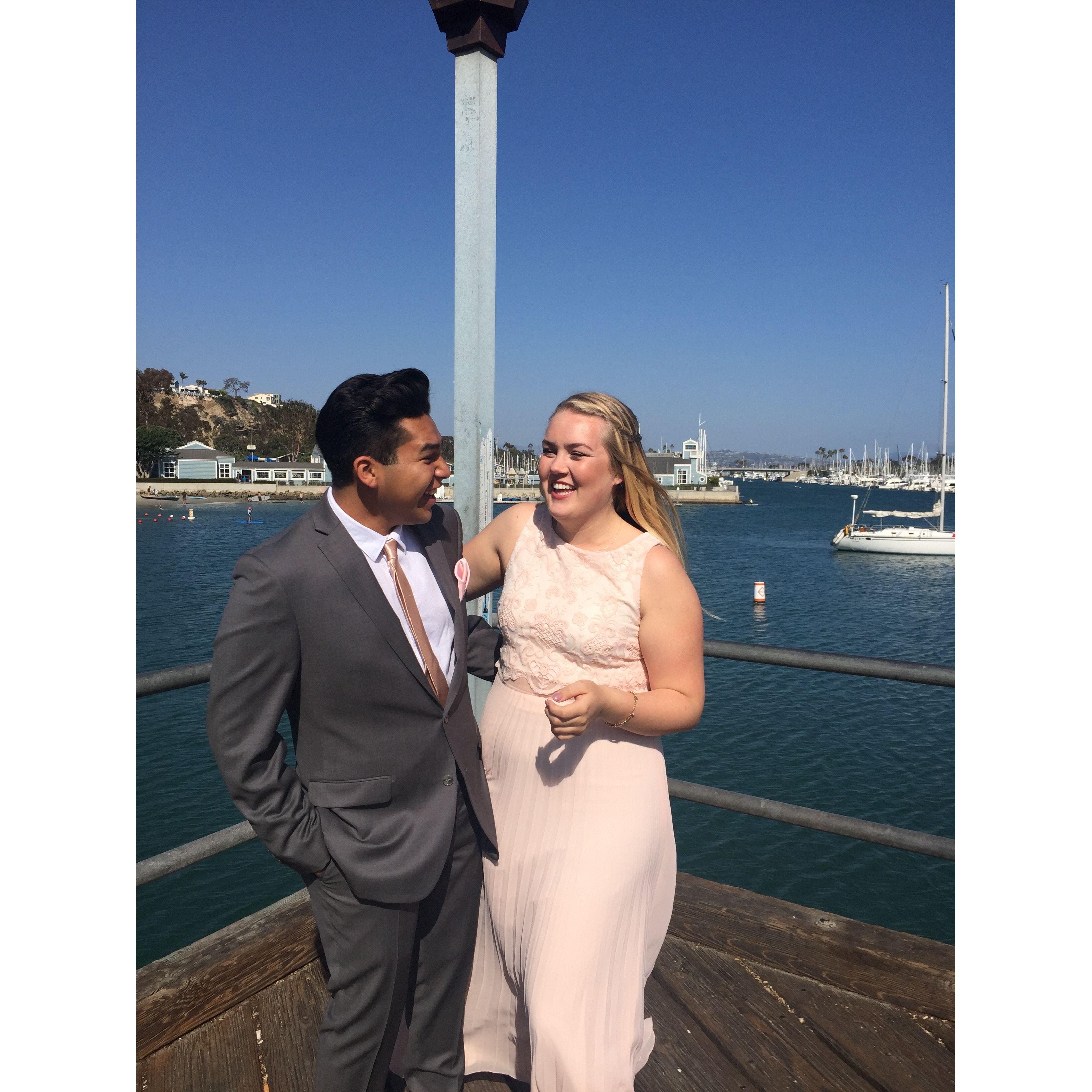 Our senior prom.