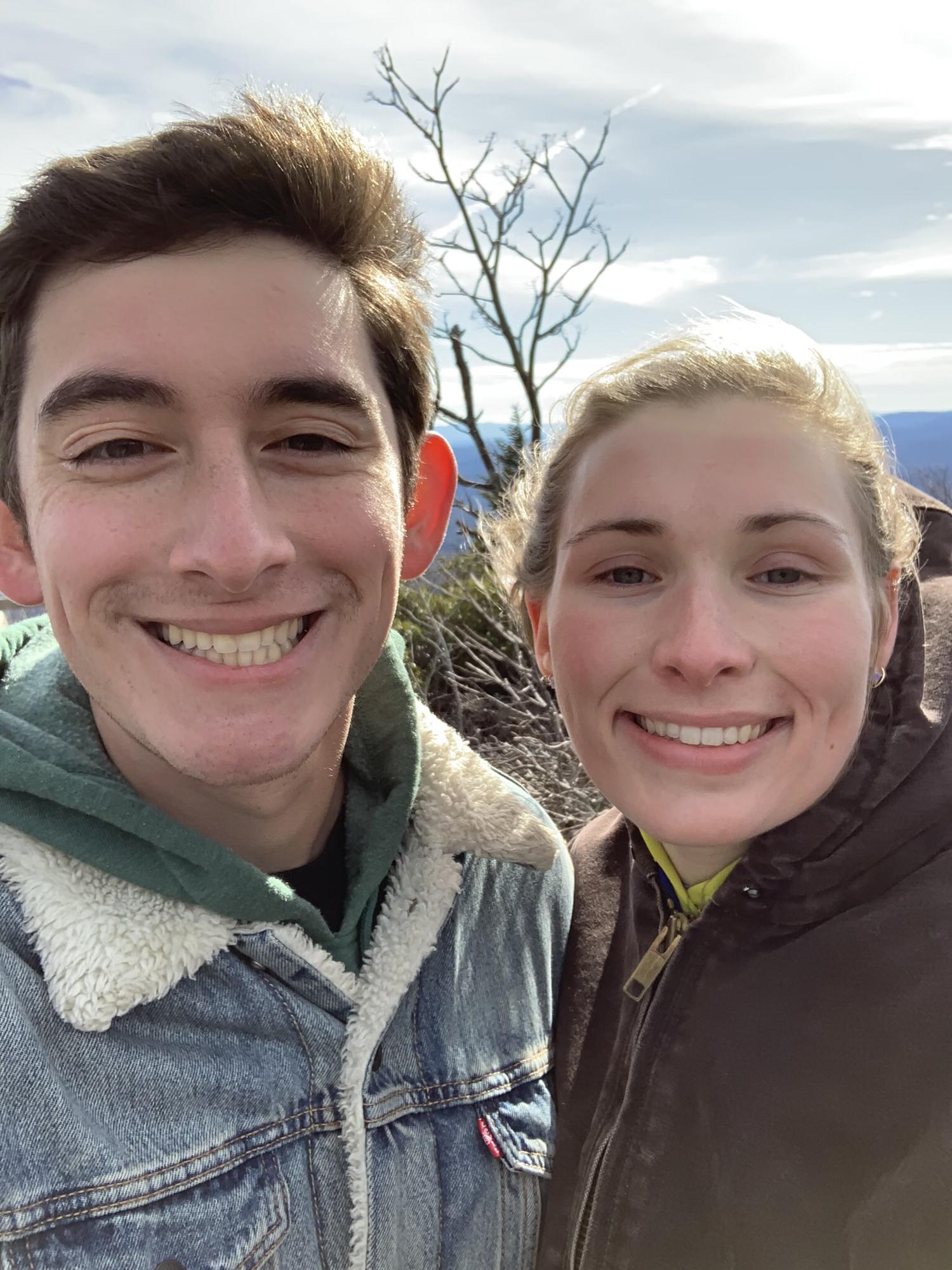 The wind almost blew us off Rough Ridge!