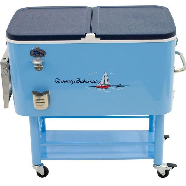 Tommy Bahama 100-Qt. Cooler - Silver/Blue