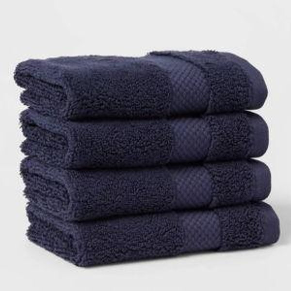 Performance Plus Bath Towel - Threshold™ Washcloths - navy