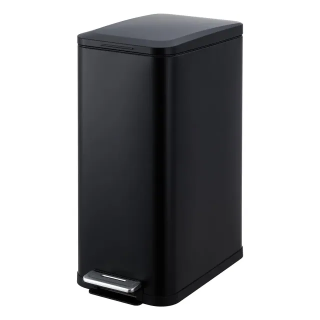 13.2 Gallon / 50L Kitchen Trash Can, Slim Stainless Steel Garbage Can with Removable Inner Bucket