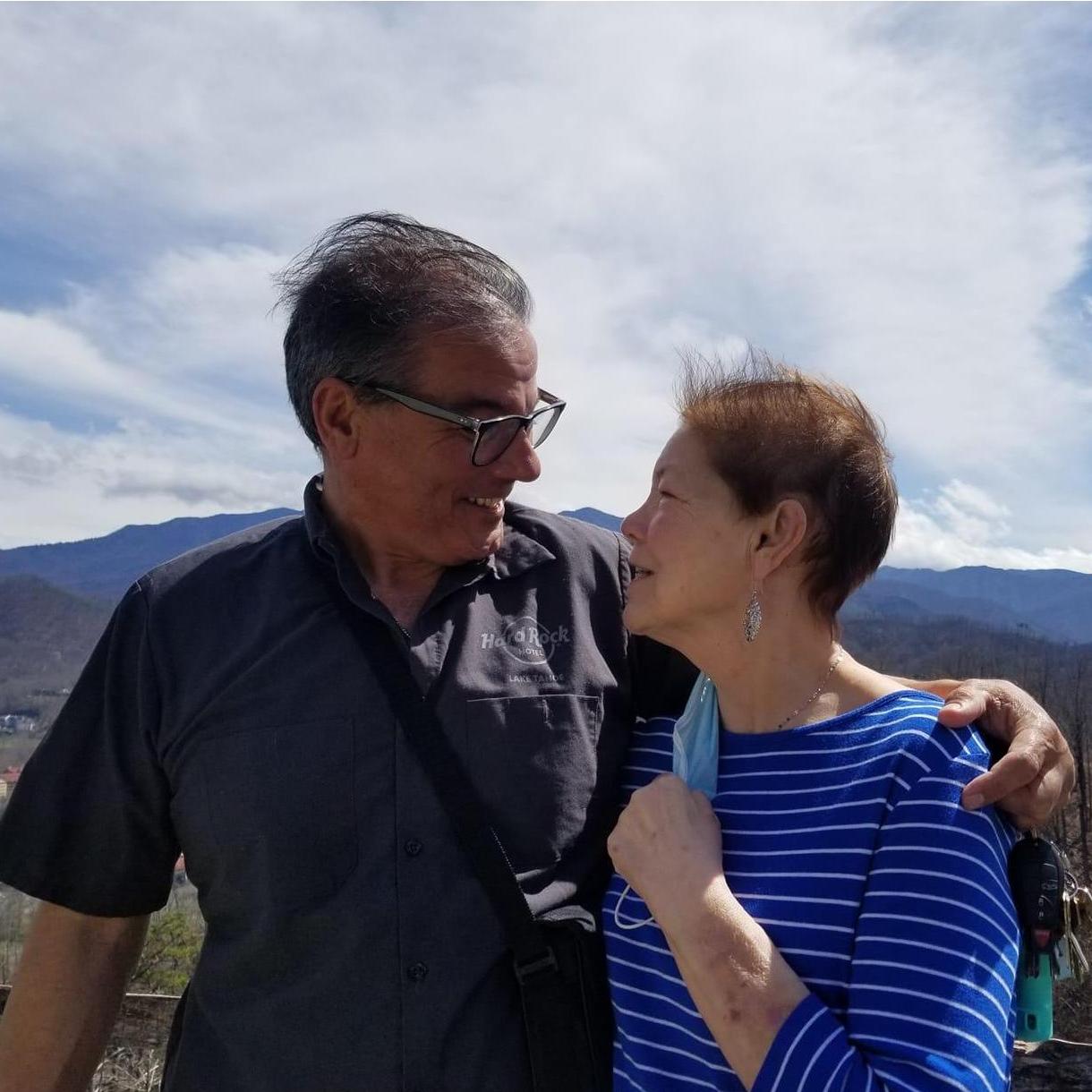 Mary and Tony, Gatlinburg TN 2021.