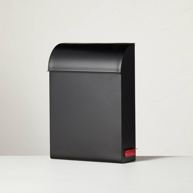 Wall-Mounted Metal Mailbox Matte Black - Hearth & Hand™ with Magnolia