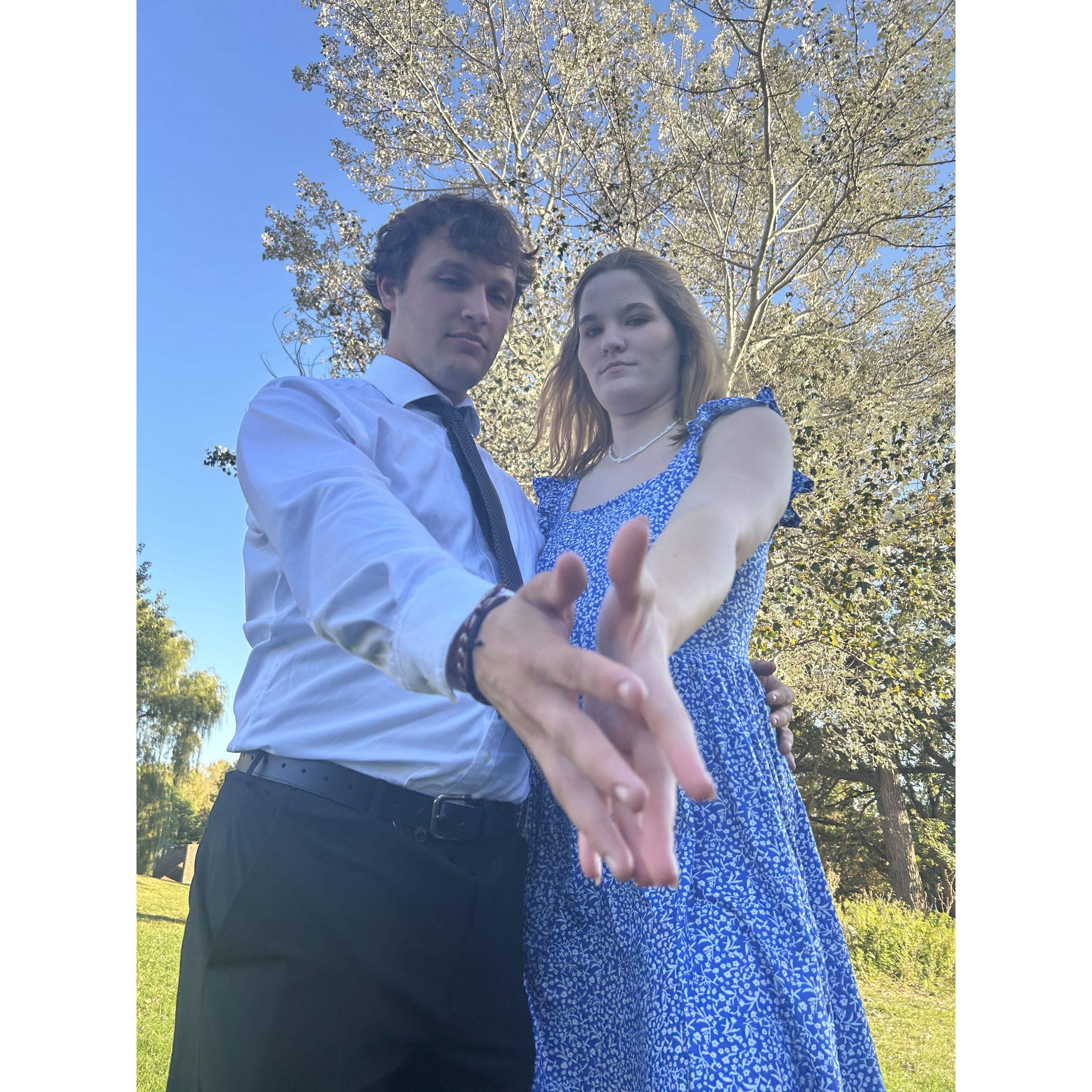 Many wedding dates together