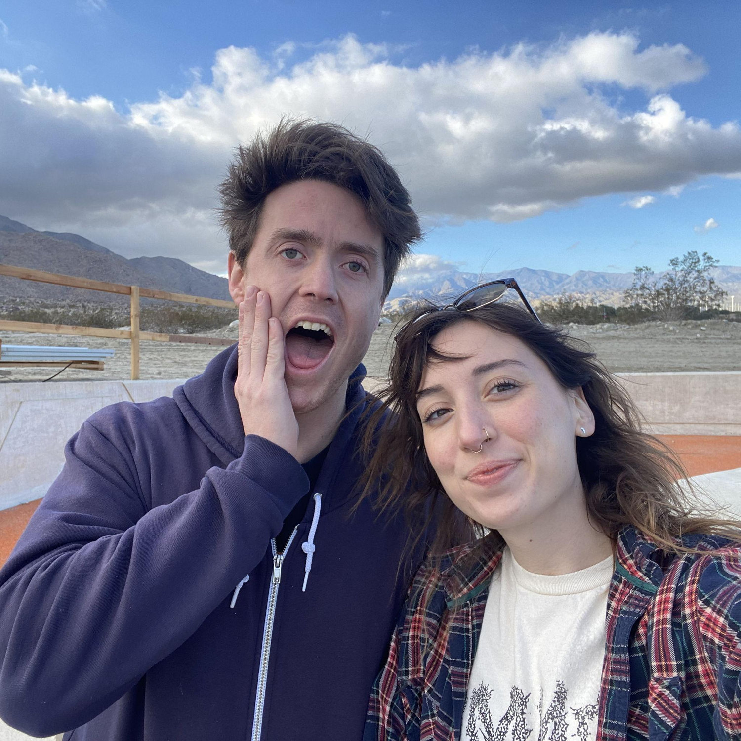 Pit stop outside of Palm Springs on our way to Joshua Tree! Jan 2023