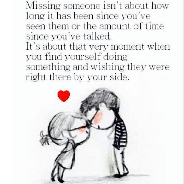 We became real friends...