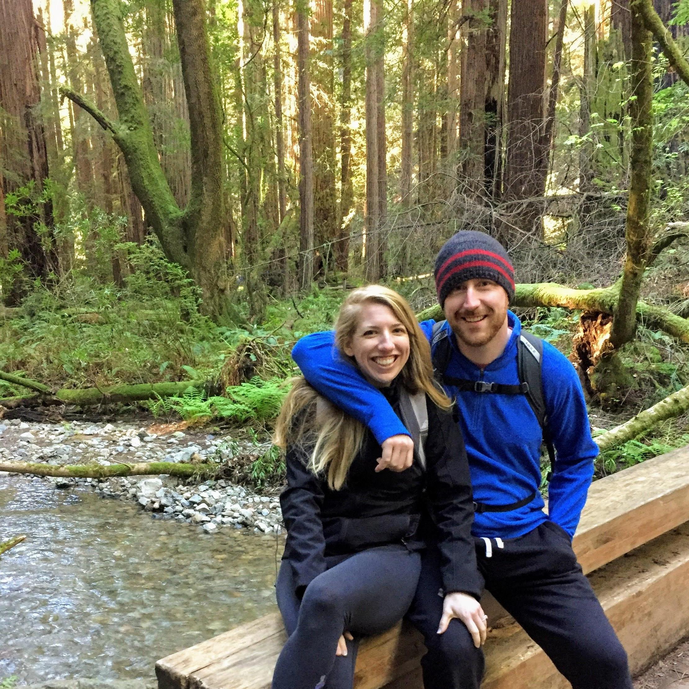 Hanging in Muir Woods among the ancient redwoods