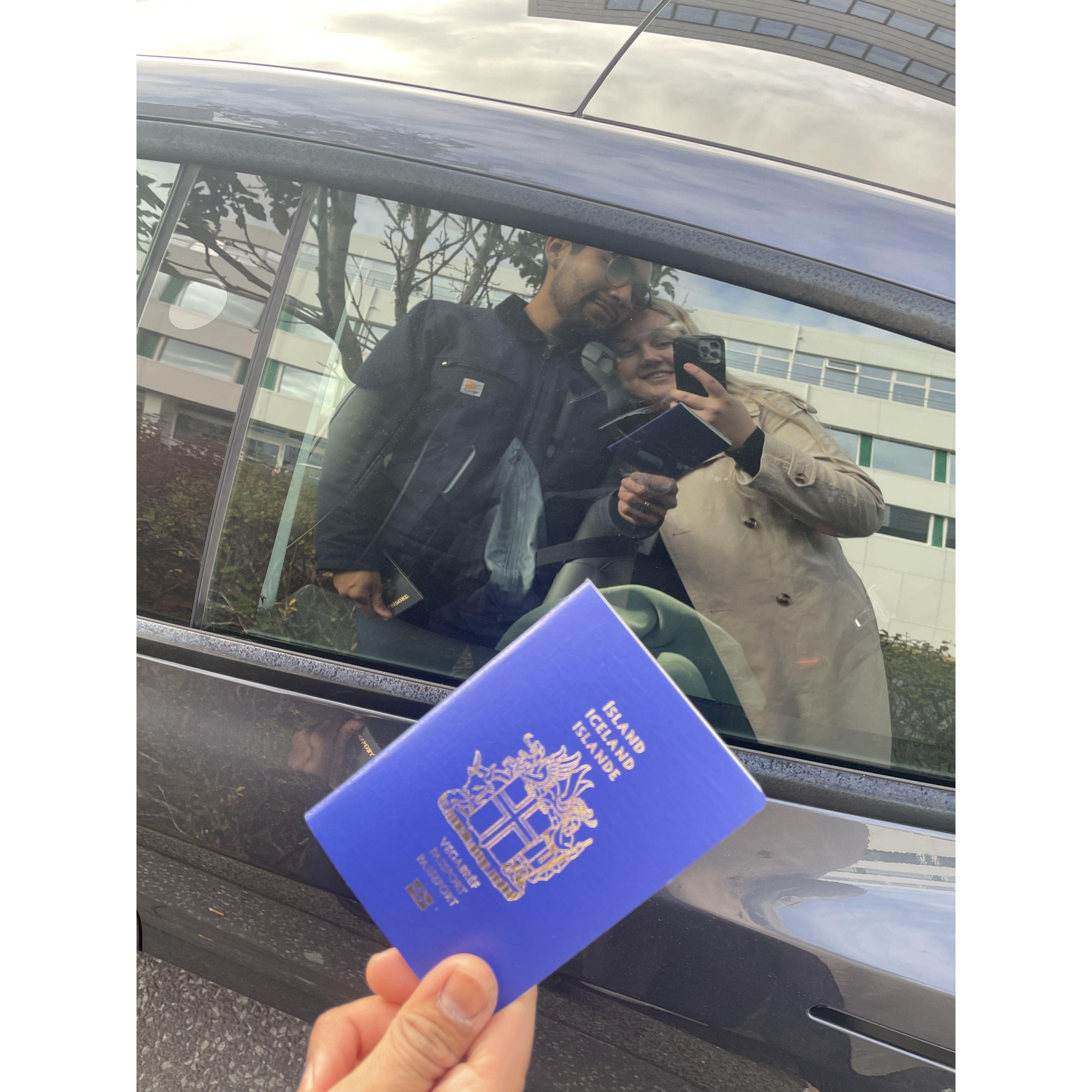 The day Pablo became an Icelandic citizen