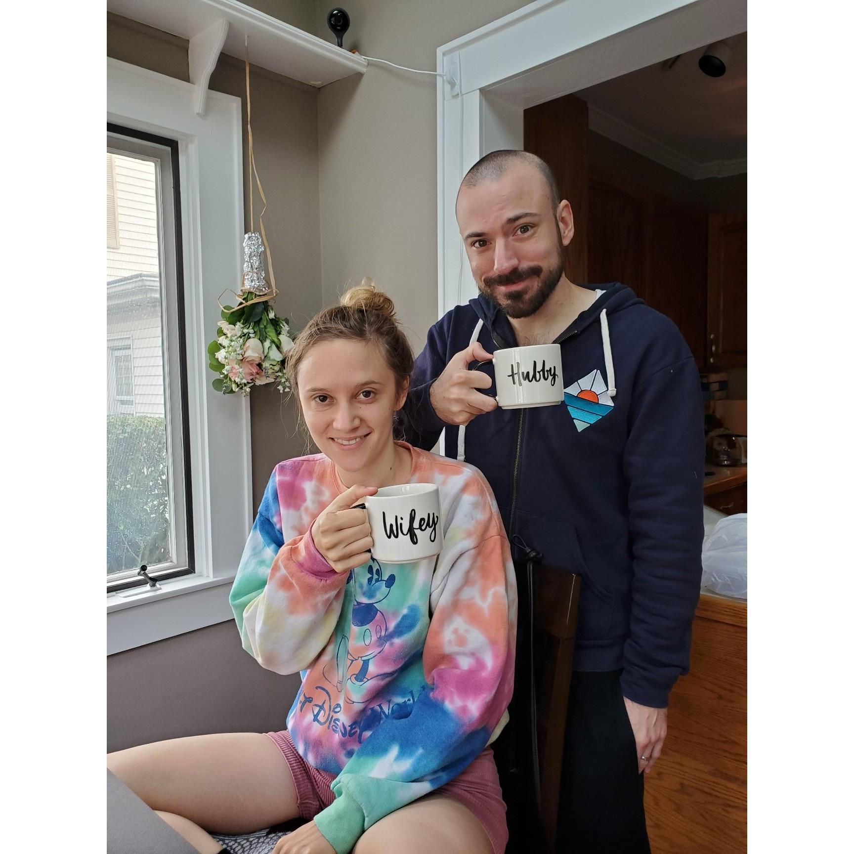 Our first morning married