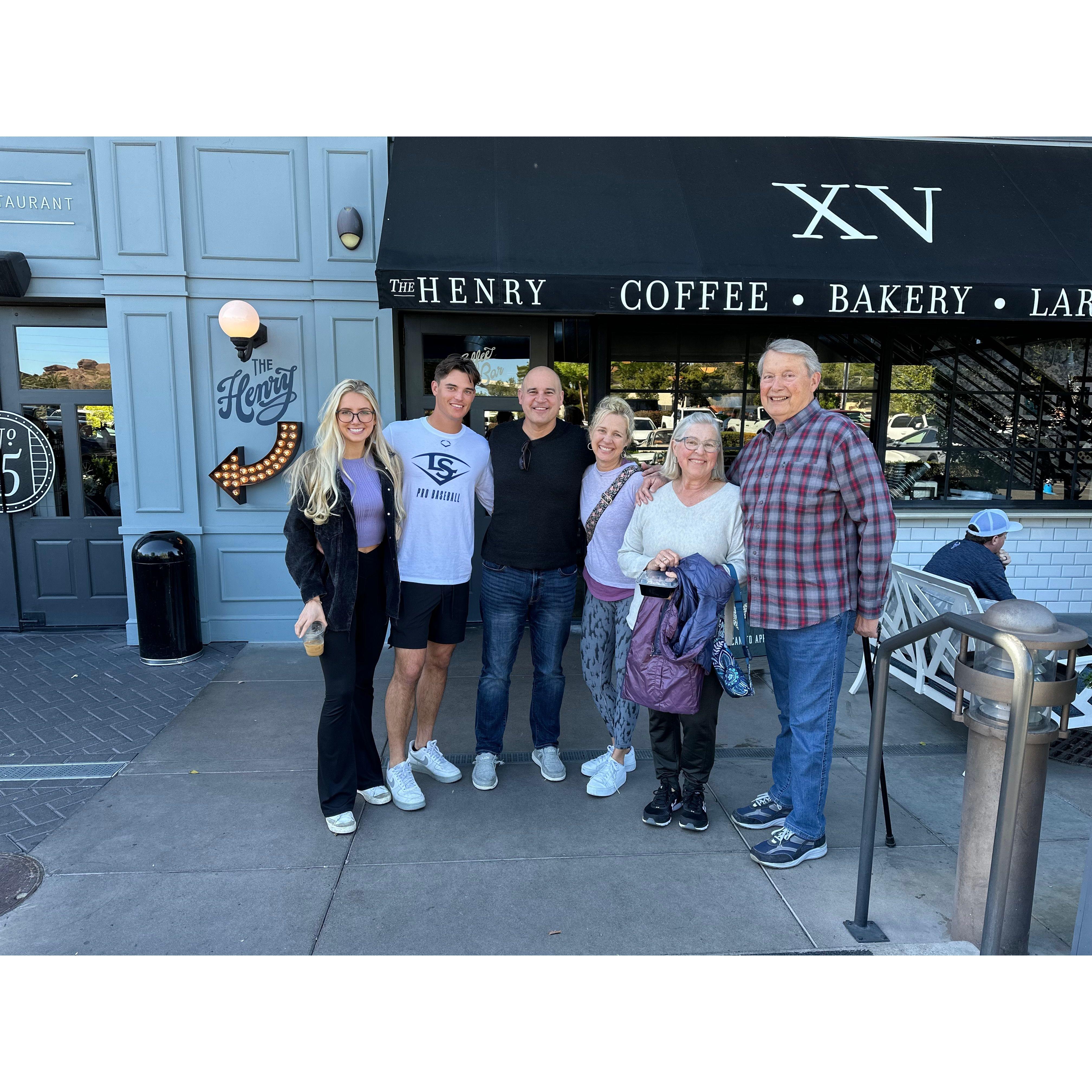 3/31/2023: Visiting AZ for spring training. Love spending time with family!
