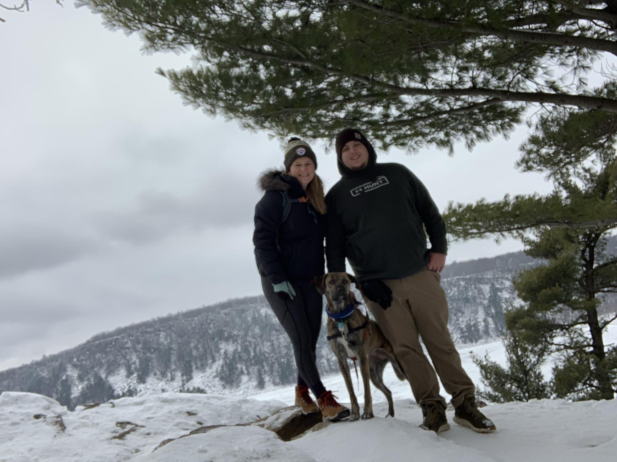 Hiking at Devils Lake