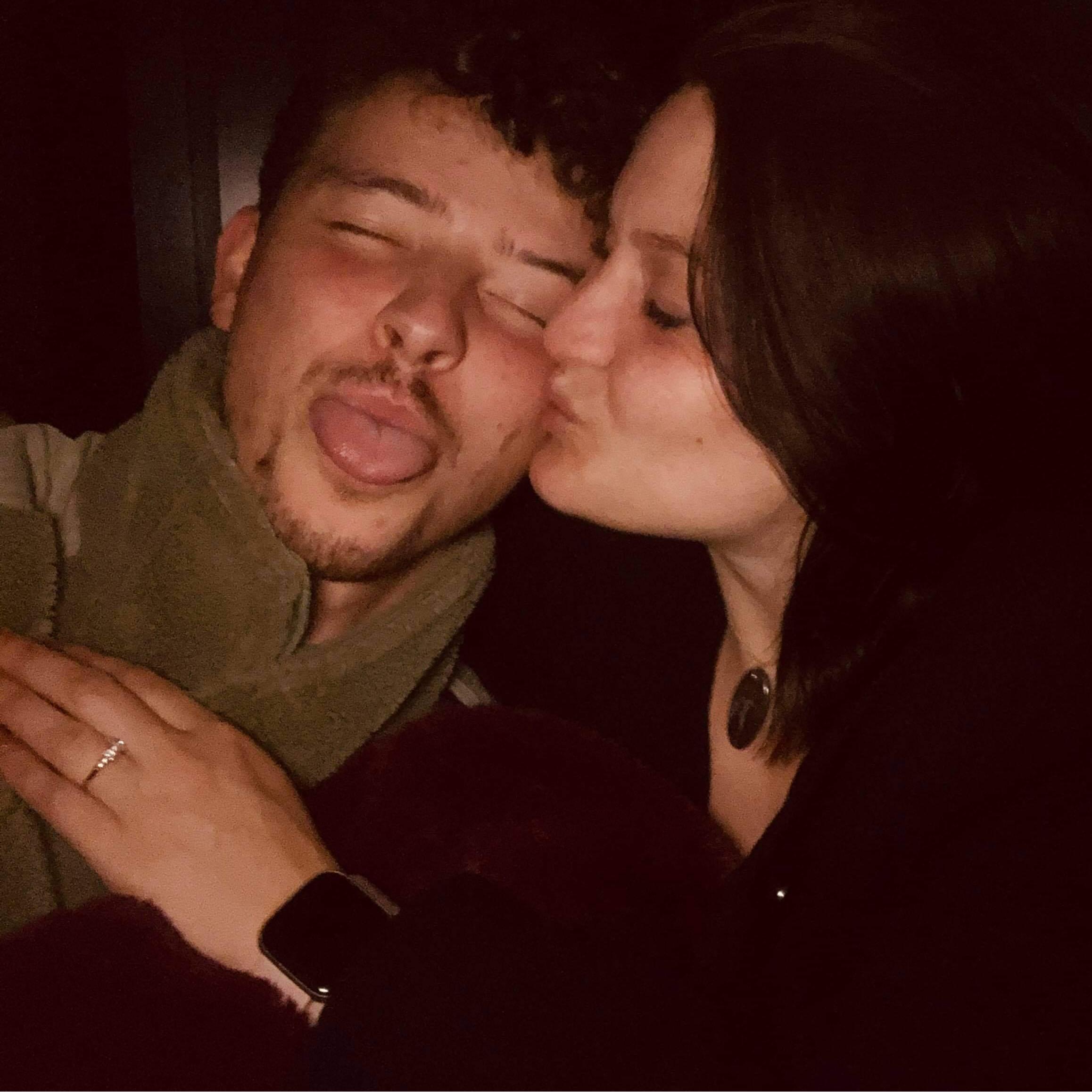 The night we got engaged! Very early New Years morning 2021 :)