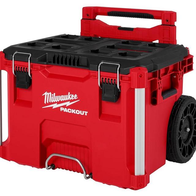 Milwaukee Packout Box With Wheels And Holder 48-22-8427