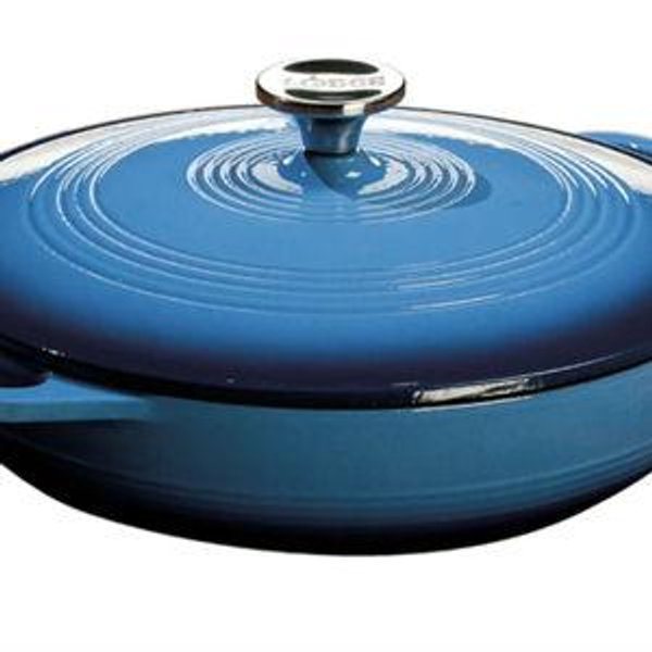 Enameled Cast Iron Casserole Dish - 3.6 Quart | Lodge Cast Iron