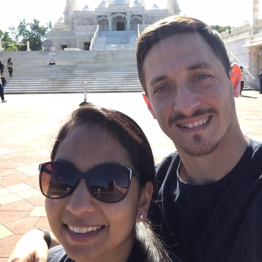 Visiting the Hindu temple in Georgia