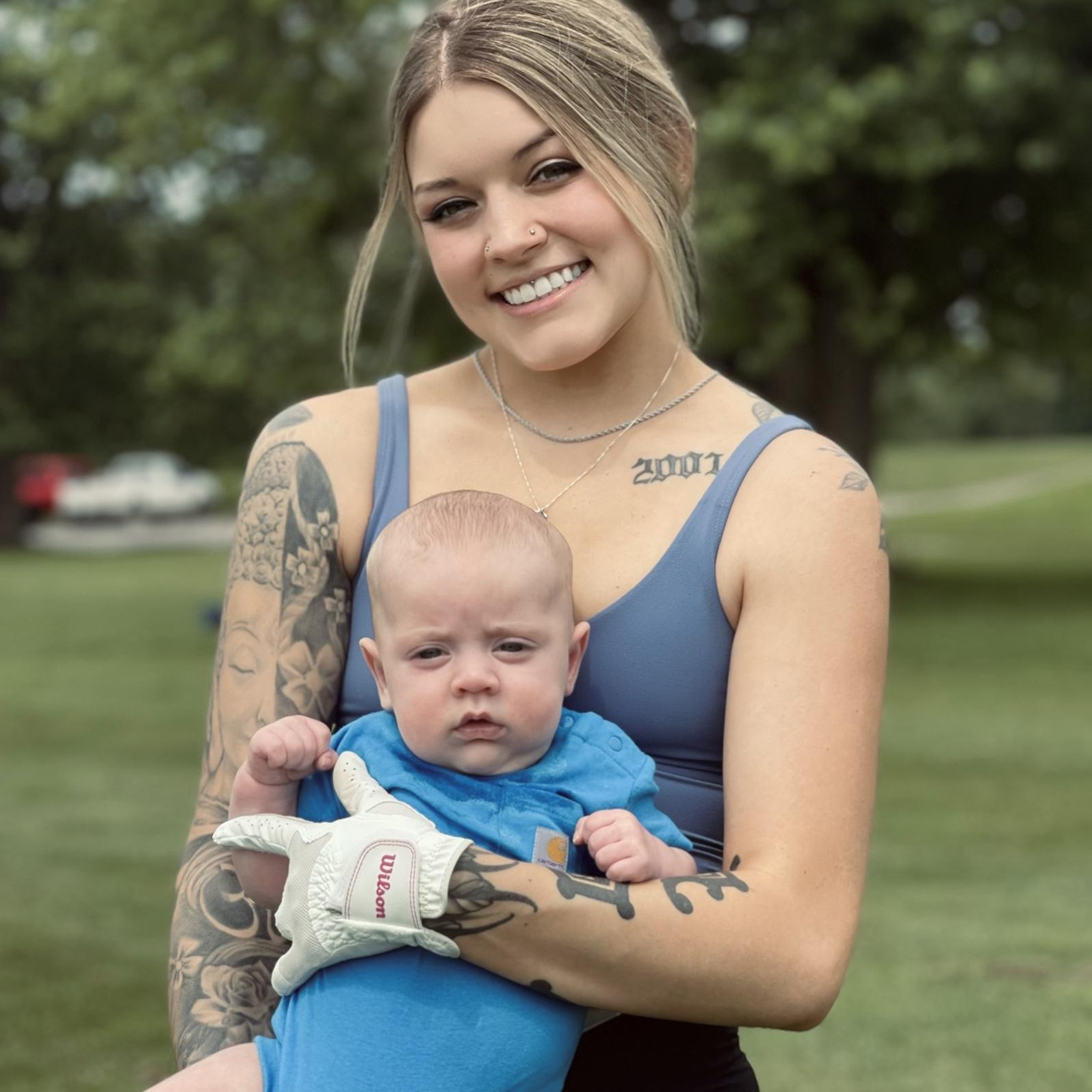 Baby Beau & momma
