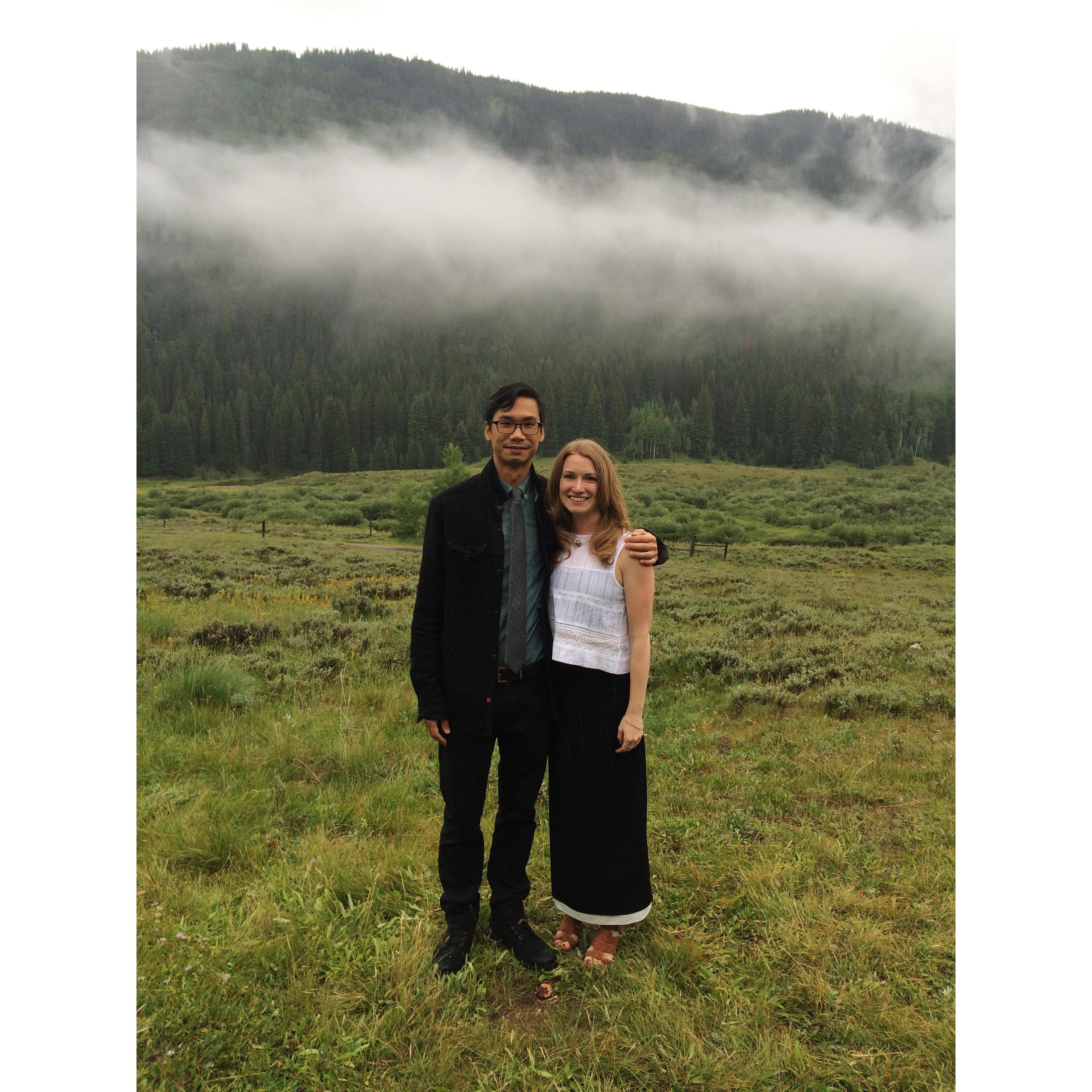Christian & Sara's wedding in Aspen, CO.