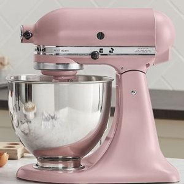 Artisan® Series 5 Quart Tilt-Head Stand Mixer Matte Dried Rose | KitchenAid