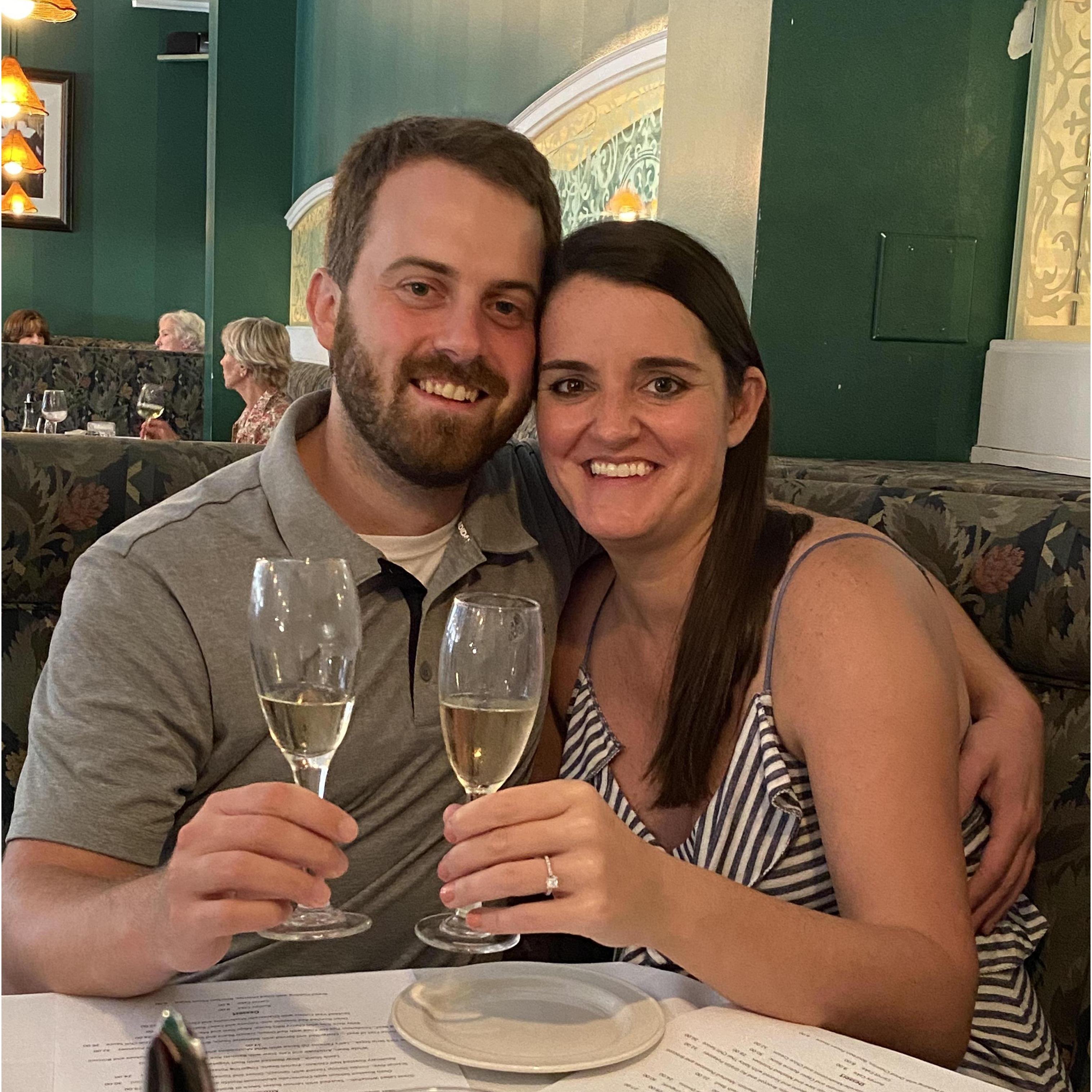 Engagement cheers!