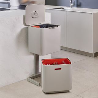Totem 60-Liter Dual Waste & Recycling Bin