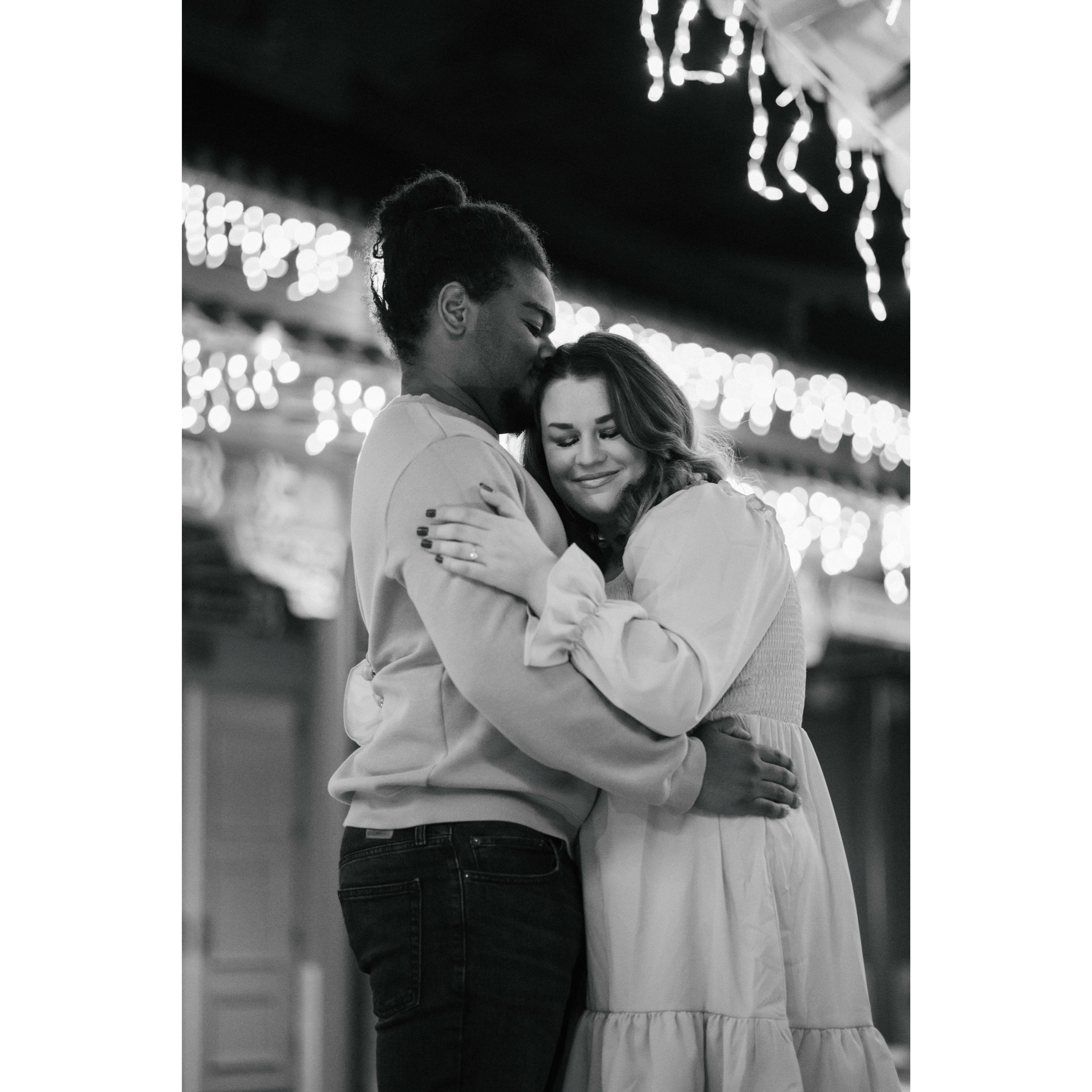The night we got engaged - November 25, 2022