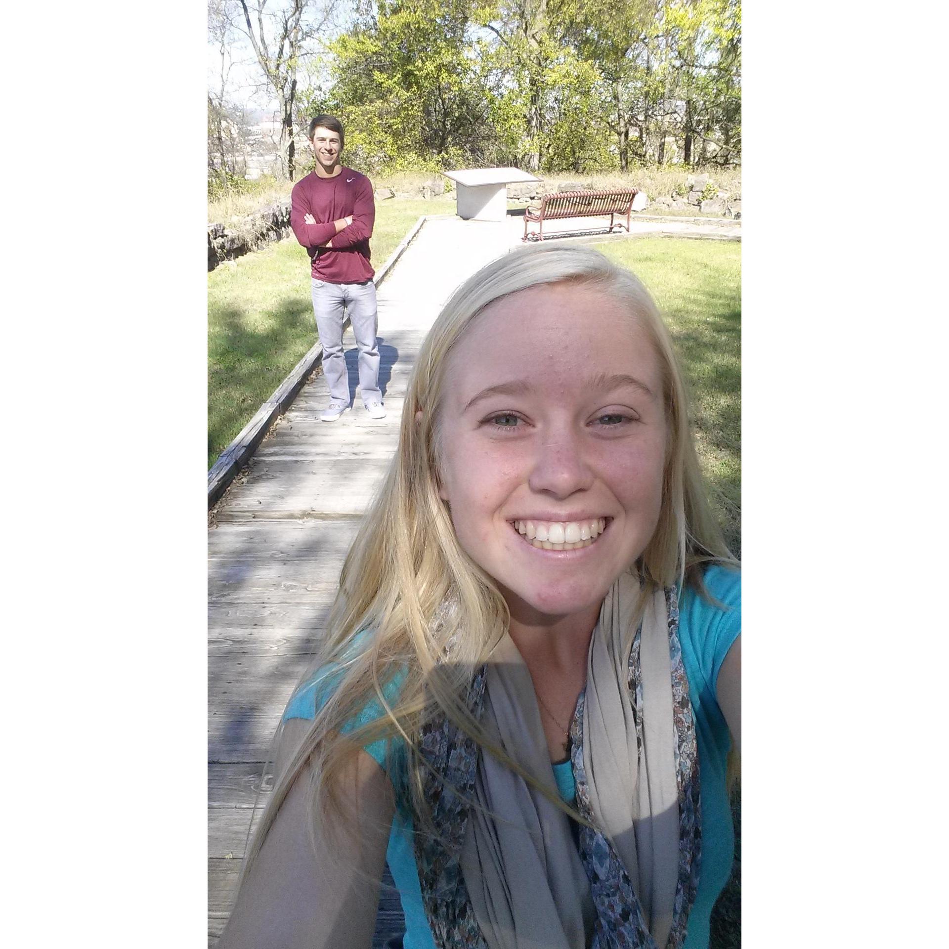 More adventures in Nashville--checking out historic Fort Negley Park!