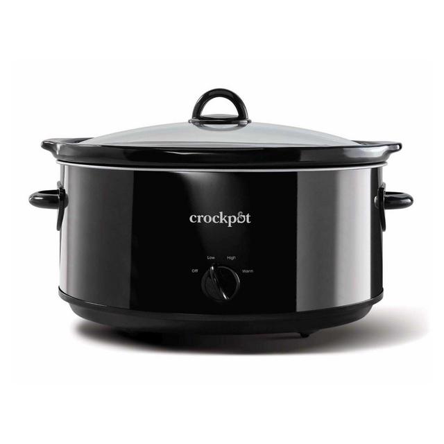 Crock-Pot 8qt Manual Slow Cooker Black