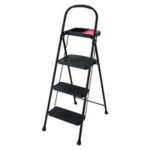 Rubbermaid Steel Step Stool with Project Tray, 3-Step