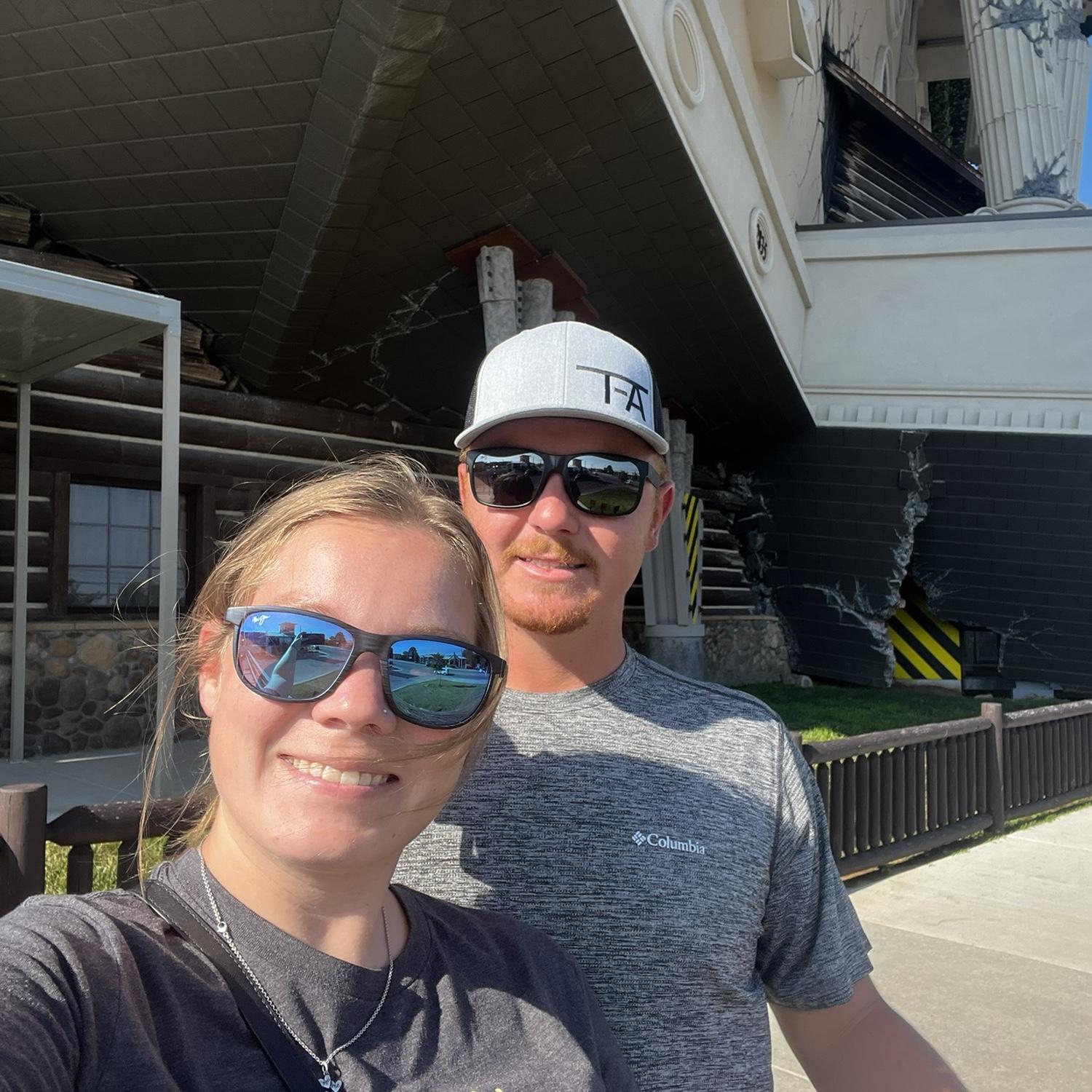Upside down building! 
Vacation Branson MO Pre-Proposal