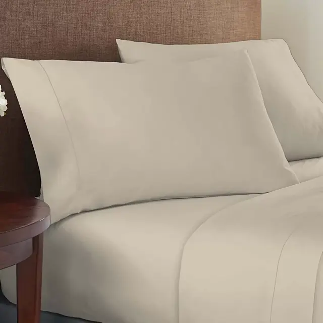Therapedic® SleepRX 400-Thread-Count Queen Sheet Set in Fog