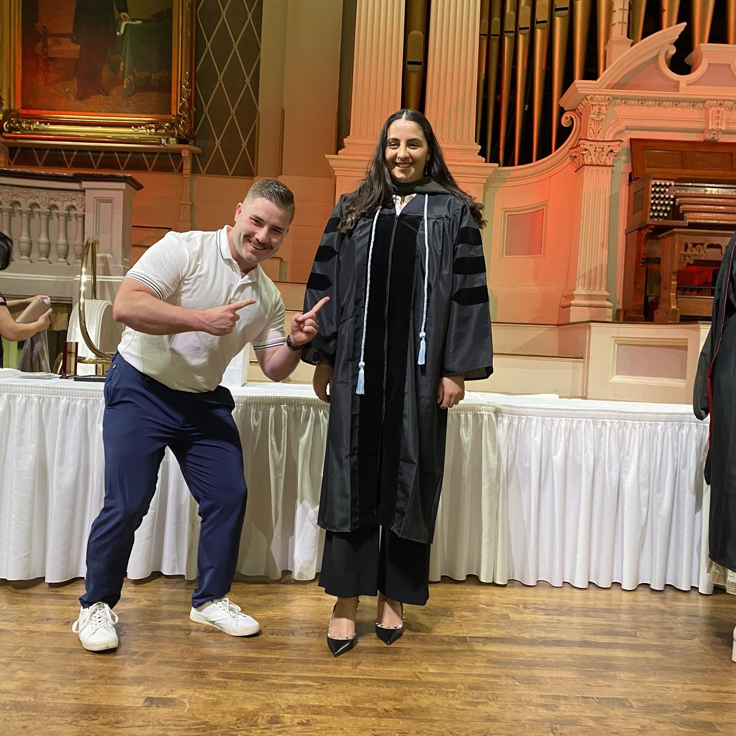 Sarah became a Doctor in Pharmacy