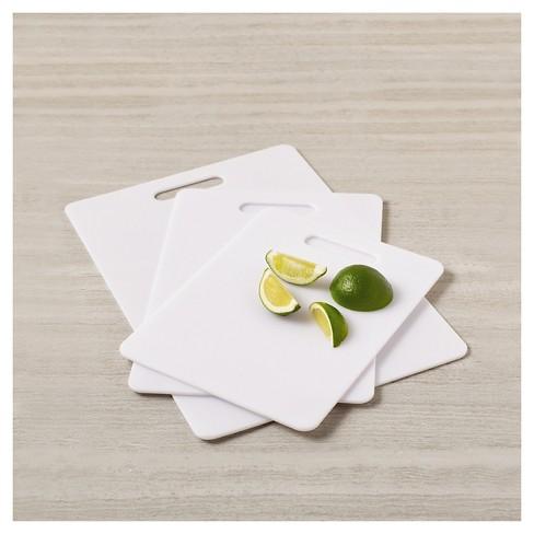 Farberware 3pc Essential Poly Cutting Boards White