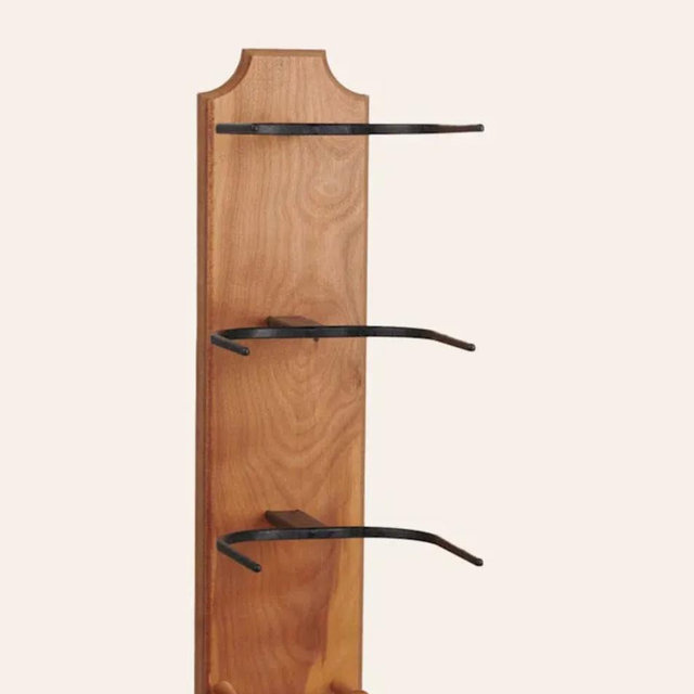 RUNNING D WOODEN COWBOY HAT RACK