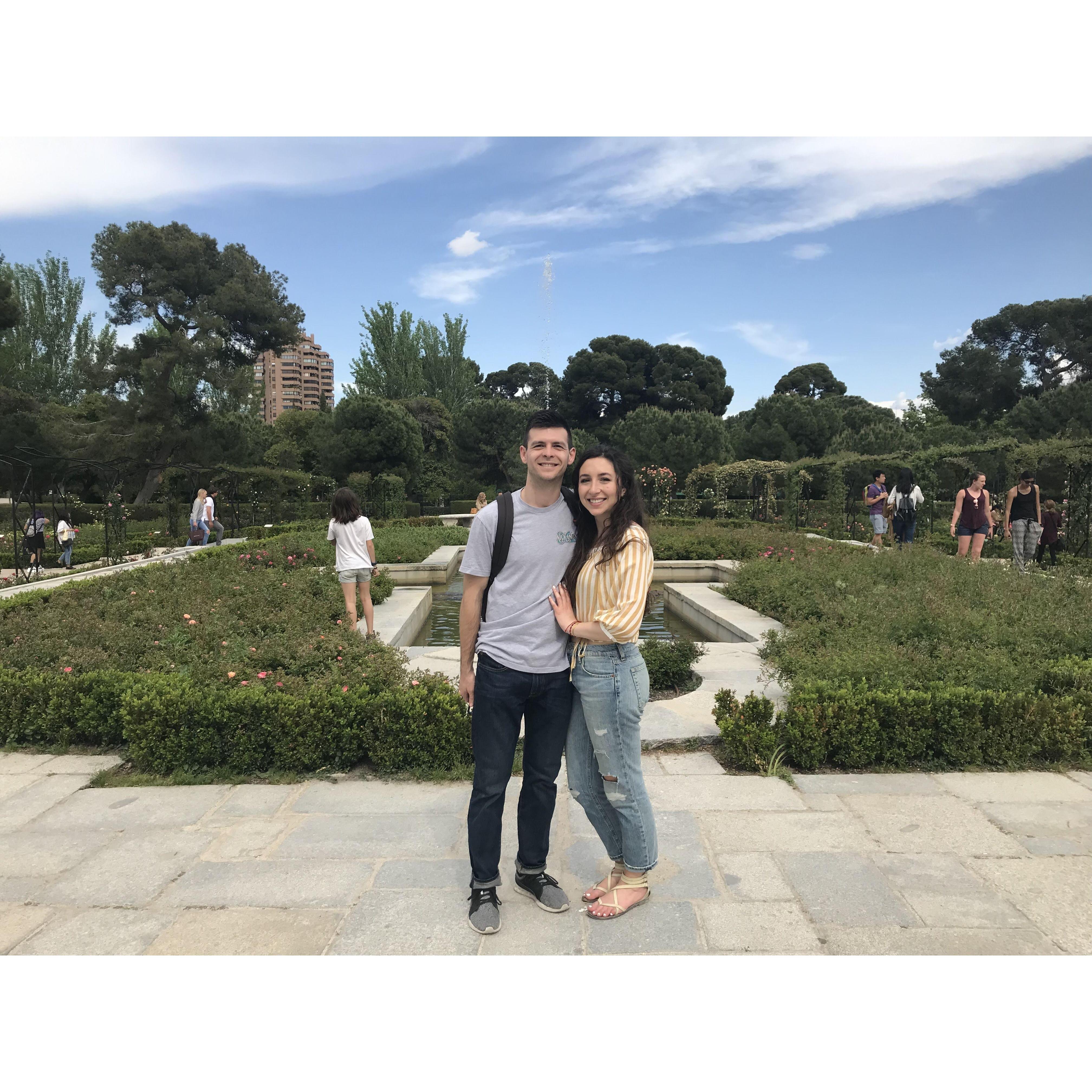 May 2019: Wandering around the beautiful gardens in Spain.