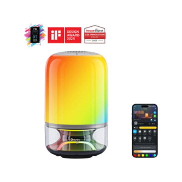 Govee Table Lamp 2 Pro x Sound by JBL | Millisecond Music-Light Sync & Custom LED