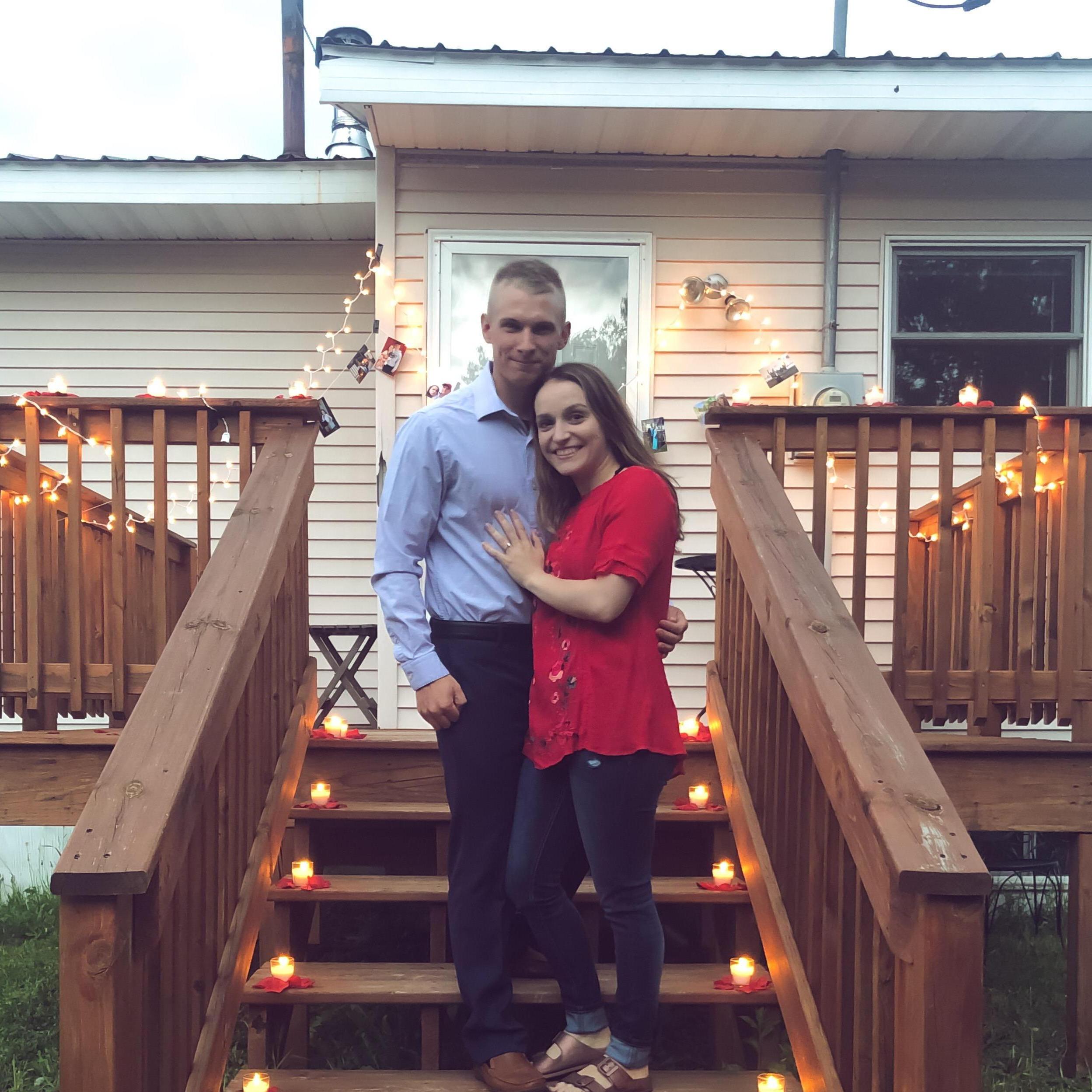 Right after the proposal ♥️