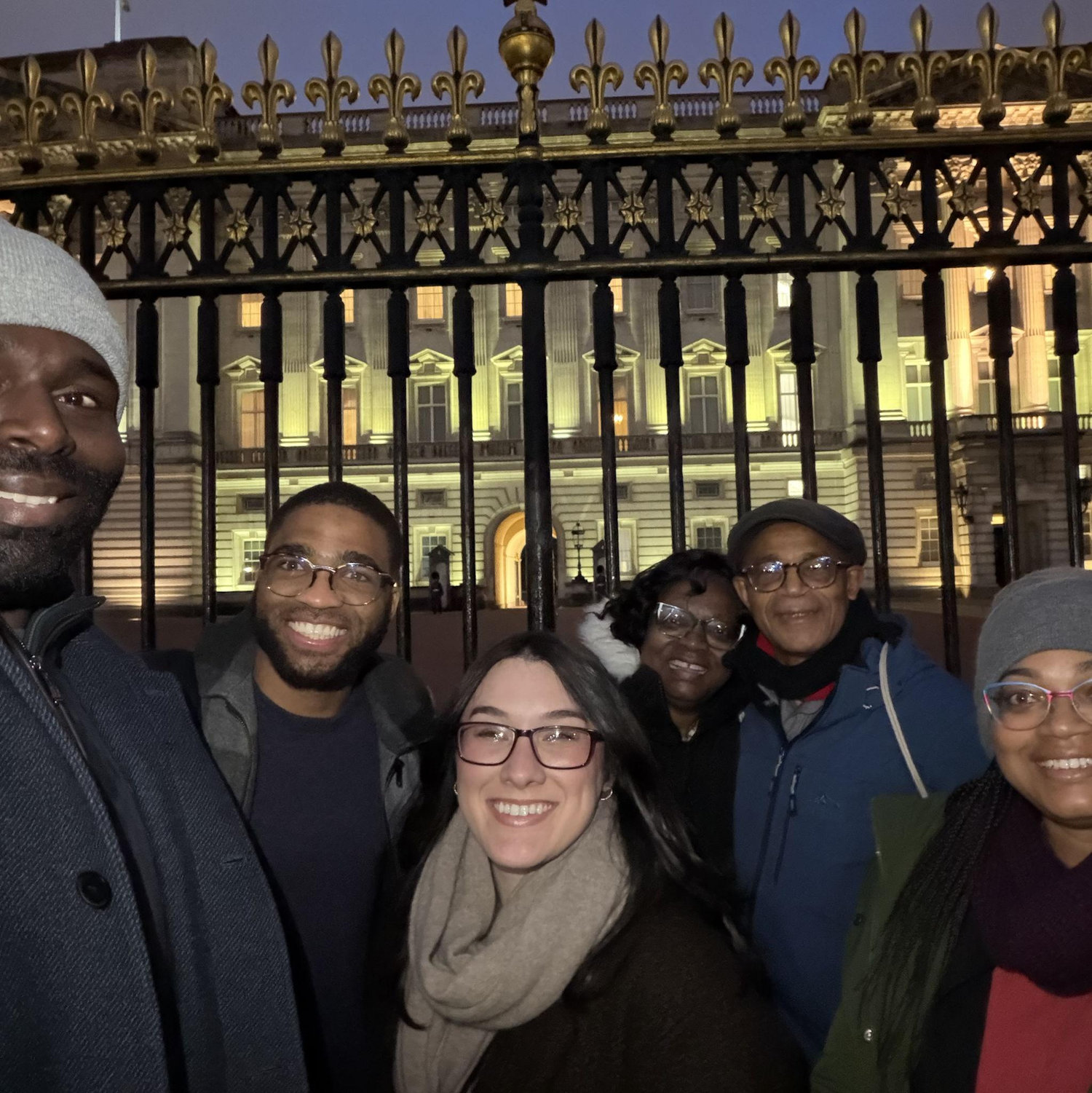 Buckingham Palace with Ricketts fam