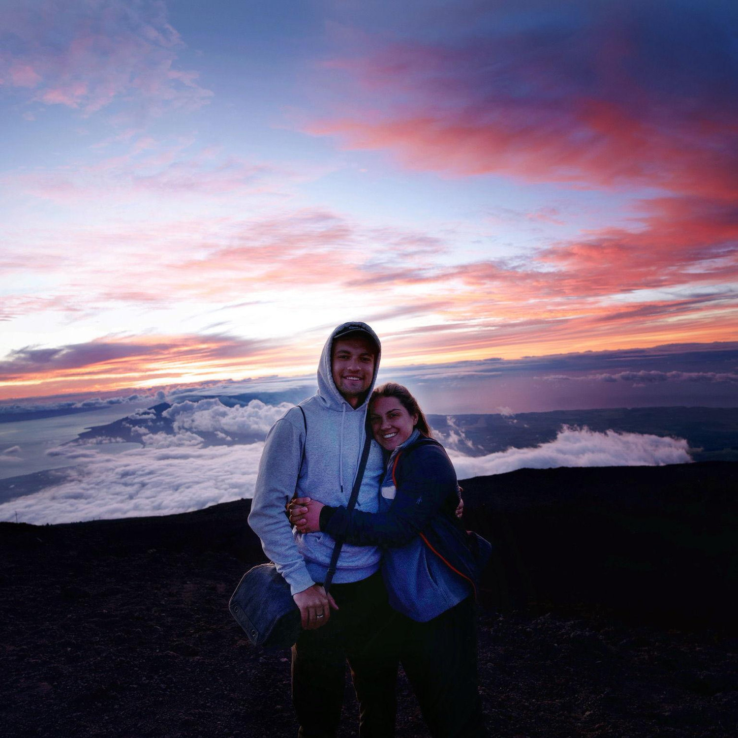 Atop Haleakala, the volcano on the island Maui - July 2022