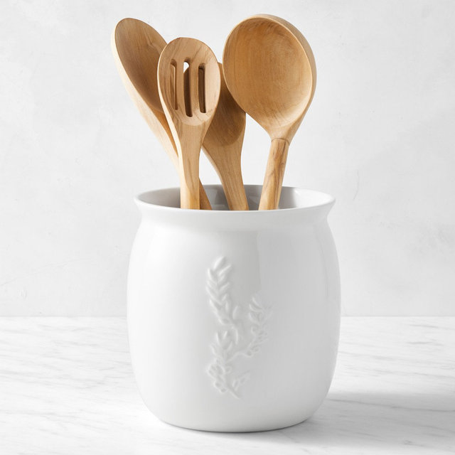 Provencal Utensil Holder White