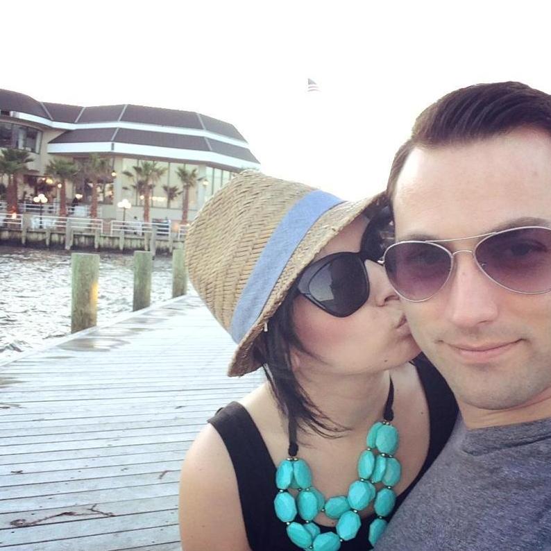 One of their favorite spots in Will's hometown, the Lindenhurst marina or "the docks" by one of their fave restaurants, Bayvue.